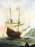 A Harbour Scene, Possibly Genoa-Andries van Eertvelt-Giclee Print