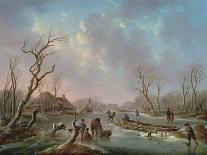 Winter Scene-Andries Vermeulen-Laminated Giclee Print