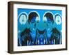 Android Dreams-Abstract Graffiti-Framed Giclee Print