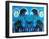 Android Dreams-Abstract Graffiti-Framed Giclee Print