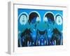 Android Dreams-Abstract Graffiti-Framed Giclee Print