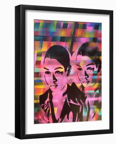 Androids-Abstract Graffiti-Framed Giclee Print