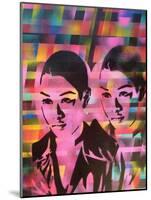 Androids-Abstract Graffiti-Mounted Giclee Print