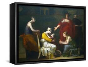 Andromache and Astyanax-Pierre Paul Prud'hon-Framed Stretched Canvas
