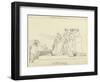 Andromache Fainting on the Wall-John Flaxman-Framed Giclee Print