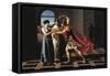 Andromache Intercepting Hector at Scaean Gate-Fernando Castelli-Framed Stretched Canvas
