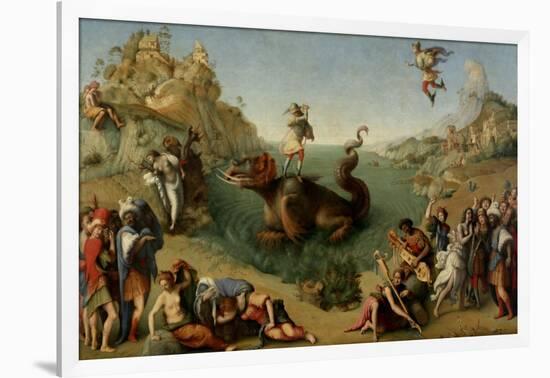 Andromeda Freed by Perseus, 1510-1515-Piero di Cosimo-Framed Giclee Print