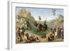 Andromeda Freed by Perseus (With Perseus Slaying the Dragon)-Piero di Cosimo-Framed Giclee Print