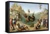 Andromeda Freed by Perseus (With Perseus Slaying the Dragon)-Piero di Cosimo-Framed Stretched Canvas