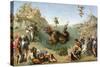 Andromeda Freed by Perseus (With Perseus Slaying the Dragon)-Piero di Cosimo-Stretched Canvas