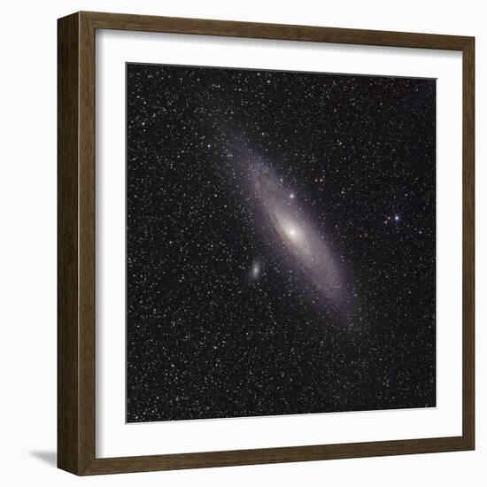 Andromeda Galaxy (M31) with Satellite Galaxies Messier 110 and Messier 32-Stocktrek Images-Framed Photographic Print