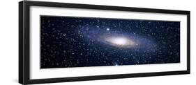 Andromeda Galaxy (Photo Illustration)-null-Framed Premium Photographic Print