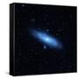 Andromeda Galaxy's Older Stellar Population in Blue-null-Framed Stretched Canvas