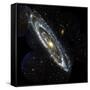 Andromeda Galaxy, UV Image-null-Framed Stretched Canvas
