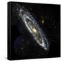 Andromeda Galaxy, UV Image-null-Framed Stretched Canvas