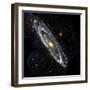 Andromeda Galaxy, UV Image-null-Framed Premium Photographic Print