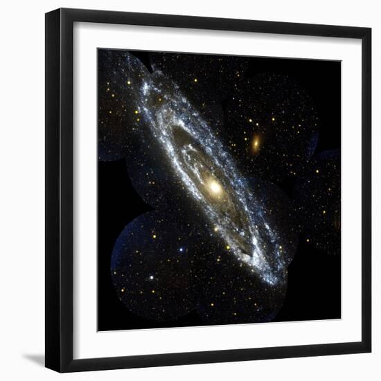 Andromeda Galaxy, UV Image-null-Framed Premium Photographic Print