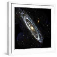 Andromeda Galaxy, UV Image-null-Framed Premium Photographic Print