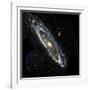 Andromeda Galaxy, UV Image-null-Framed Photographic Print