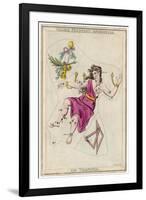 Andromeda (Gloria Federici) in Chains Plus Triangles Constellation-Sidney Hall-Framed Art Print