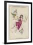 Andromeda (Gloria Federici) in Chains Plus Triangles Constellation-Sidney Hall-Framed Art Print