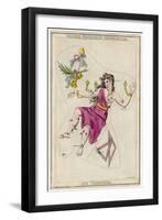 Andromeda (Gloria Federici) in Chains Plus Triangles Constellation-Sidney Hall-Framed Art Print