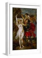 Andromeda Liberated by Perseus-Peter Paul Rubens-Framed Giclee Print