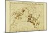 Andromeda Perseus Triangulum-Sir John Flamsteed-Mounted Art Print