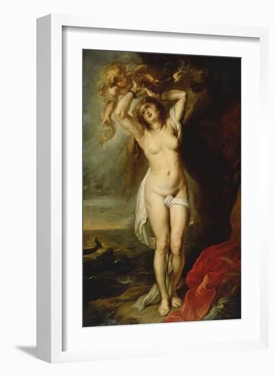 Andromeda-Peter Paul Rubens-Framed Art Print