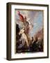 Andromede Chainee to a Rock is Delivree by Persee Painting by Gustave Moreau (1826-1898), 1870. Par-Gustave Moreau-Framed Giclee Print