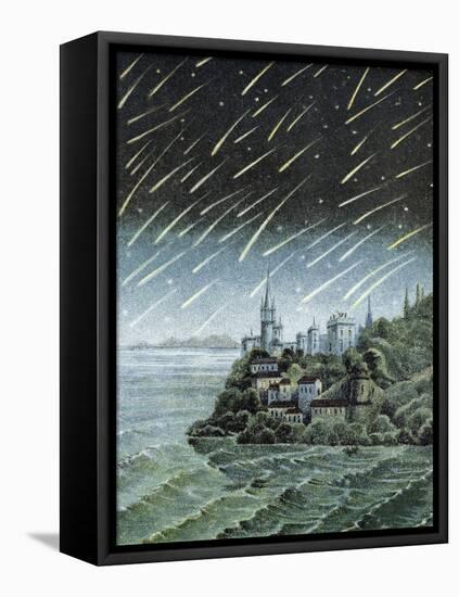 Andromedid Meteor Shower-Science, Industry and Business Library-Framed Stretched Canvas