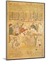 Andromenadros, the Pharmacist, Surveys Agricultural Work, Miniature from the Book of Antidotes-null-Mounted Giclee Print