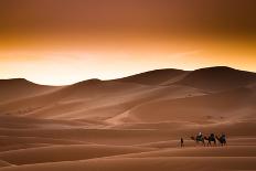 Desert Sahara Landscape-Andrzej Kubik-Stretched Canvas