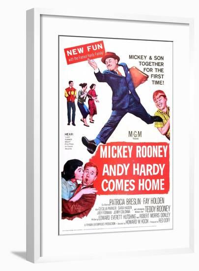 Andy Hardy Comes Home-null-Framed Art Print