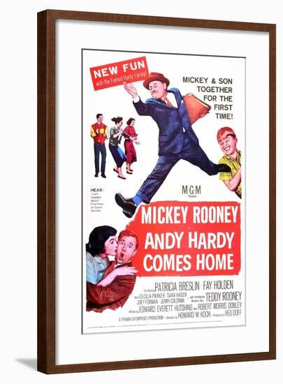 Andy Hardy Comes Home-null-Framed Art Print