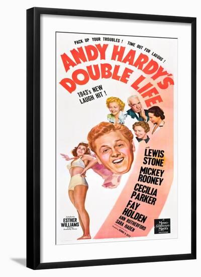 Andy Hardy's Double Life-null-Framed Art Print