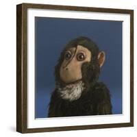 Andy Monkey, 2017,-Peter Jones-Framed Giclee Print