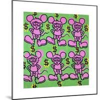 Andy Mouse 1985-Keith Haring-Mounted Print