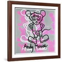 Andy Mouse 1985-Keith Haring-Framed Giclee Print