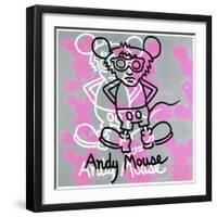 Andy Mouse 1985-Keith Haring-Framed Giclee Print