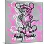 Andy Mouse 1985-Keith Haring-Mounted Giclee Print