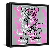 Andy Mouse 1985-Keith Haring-Framed Stretched Canvas