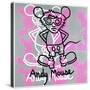 Andy Mouse 1985-Keith Haring-Stretched Canvas