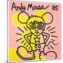 Andy Mouse 1985-Keith Haring-Mounted Giclee Print