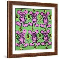 Andy Mouse 1985-Keith Haring-Framed Giclee Print