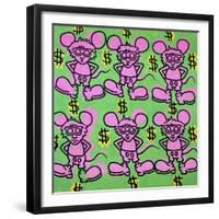 Andy Mouse 1985-Keith Haring-Framed Giclee Print