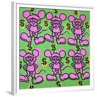 Andy Mouse 1985-Keith Haring-Framed Giclee Print