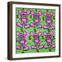 Andy Mouse 1985-Keith Haring-Framed Giclee Print