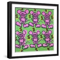 Andy Mouse 1985-Keith Haring-Framed Giclee Print