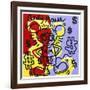 Andy Mouse 1985-Keith Haring-Framed Giclee Print
